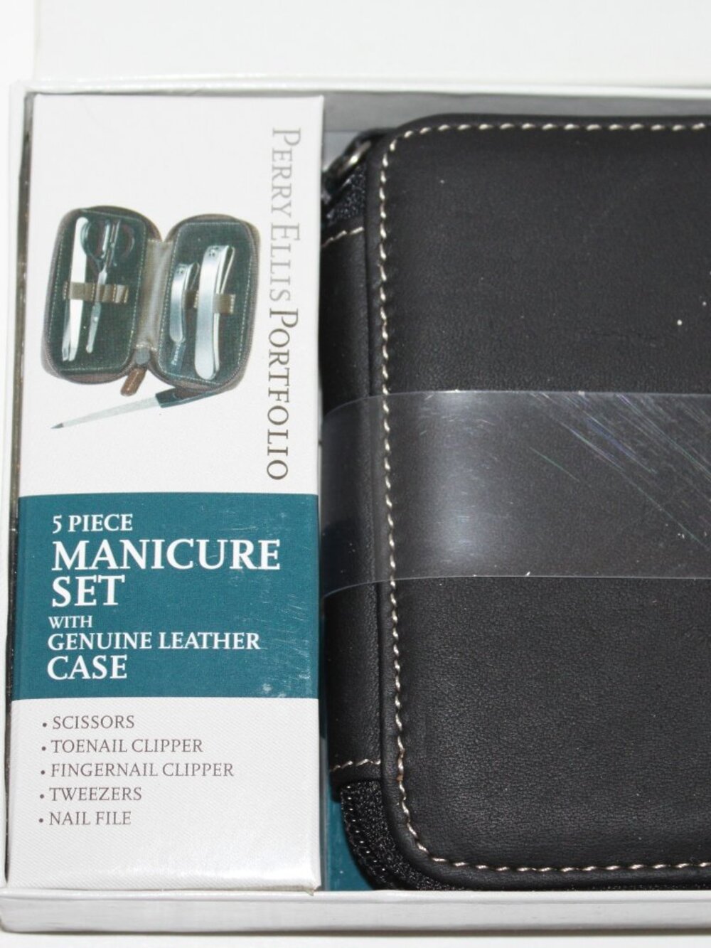 NIB Perry Ellis 5 Piece Men's Manicure Set